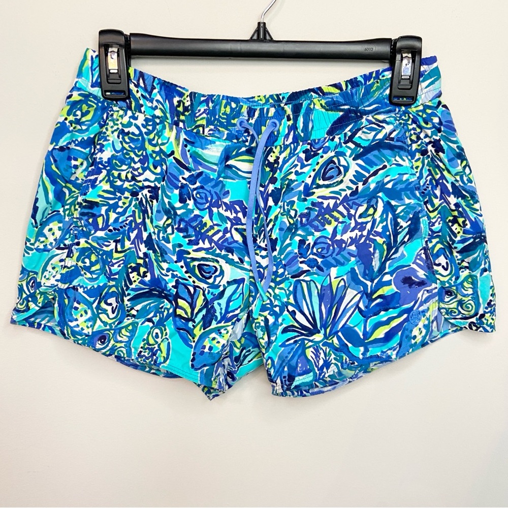 Lilly Pulitzer Run Around Shorts in Bennet Blue Sneak A Beak Size XS